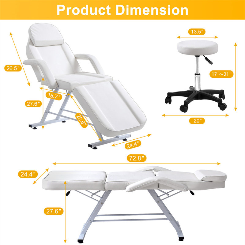 3-Section Spa Massage Table