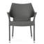 Fauteuil empilable en osier PE, 4 pièces