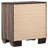 Tomasina Washed Taupe 2-Drawer Rectangular Nightstand-2030910962