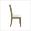 Ensemble de 2 chaises d'appoint en chêne beige et rustique avec coussin de siège rembourré pour une assise confortable et un design intemporel