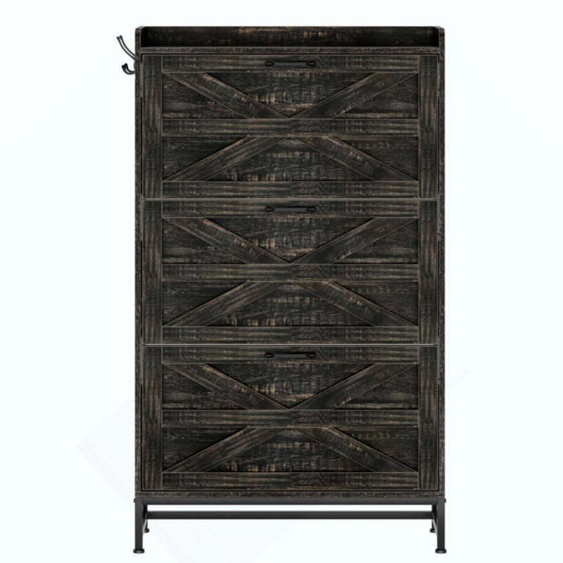 Armoire à chaussures, armoire à chaussures d'entrée de maison, armoire de rangement pour balcon d'entrée, étagère à chaussures de grande capacité