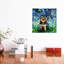 Yorkie Night by Aja Trier - Painting on Canvas-725627497-782093982