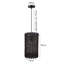 Bethlehem 1 - Light Black Single Pendant