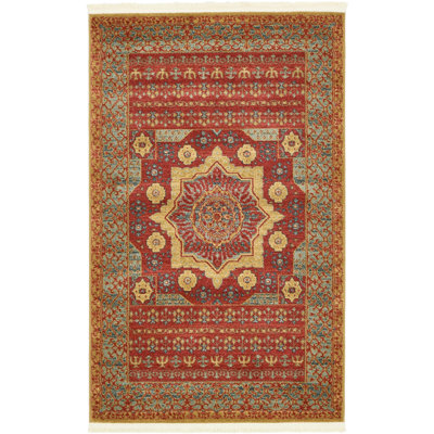Tapis oriental rouge Ophelia