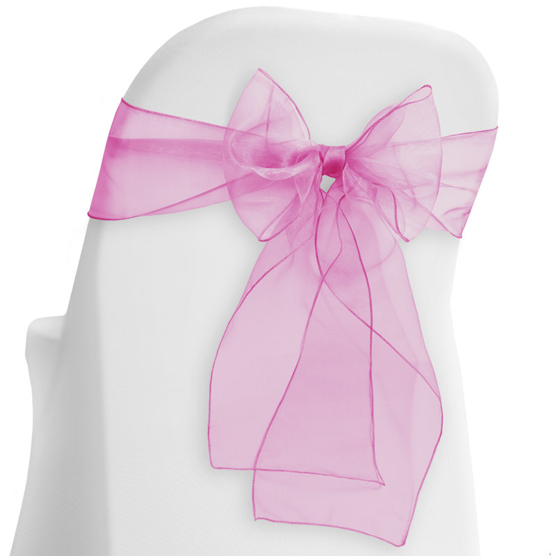 Ceintures de lit Organza, Fuchsia