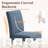 Oakridge Fabric Upholstered Parsons Side Dining Chair with Solid Rubberwood Legs, High-Density Foam Cushion-1470159785