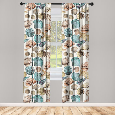 Semi Sheer Curtain Pair