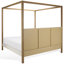 Graciella Boucle King Canaopy Bed
