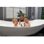Mirage 70.87'' L Freestanding Soaking Bathtub