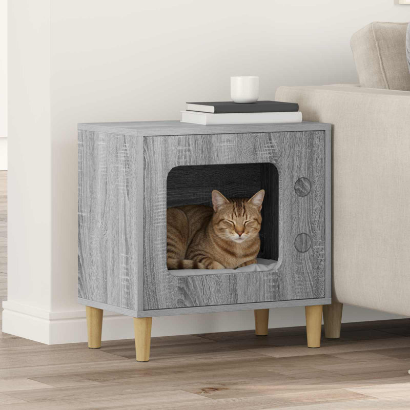 52cm H Cat Tree, Grey Sonoma