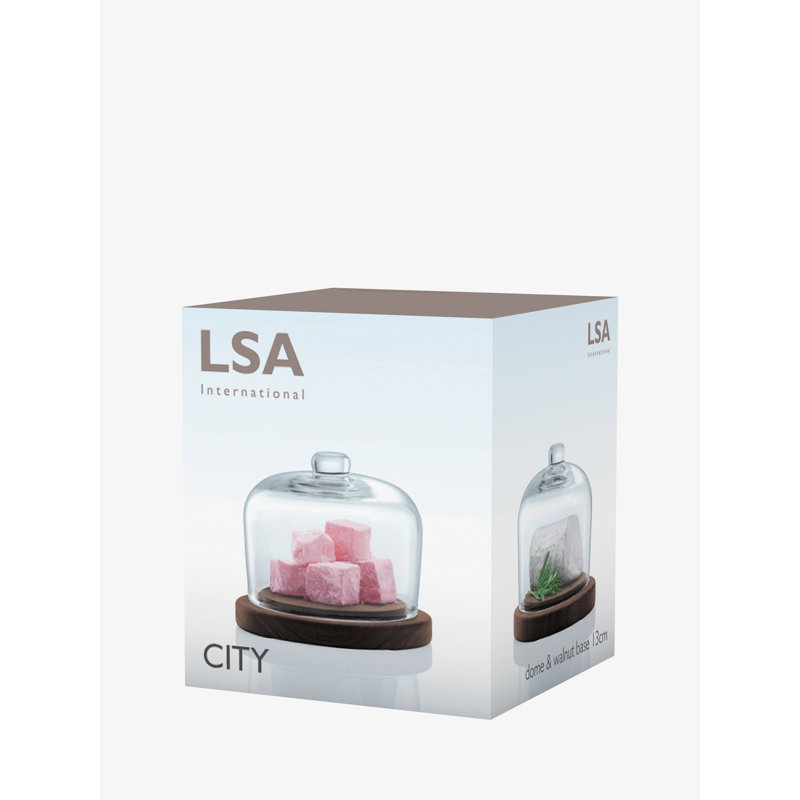 City Glass Cake Stand