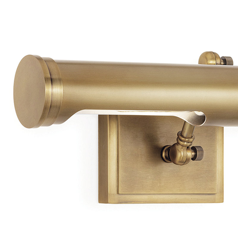 Tate Picture Light Medium, Natural Brass