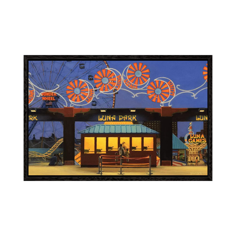 Luna Park by Nick Savides - Floater Frame Gallery-Wrapped Canvas Giclée on Canvas, 101.6 cm H x 66.04 cm W