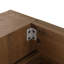 Base de meuble-lavabo simple 29,33 po Tonique en brun avec lavabo