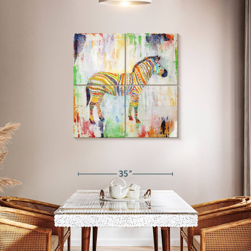 Brampt Magical Zebra, 38" H x 38" W