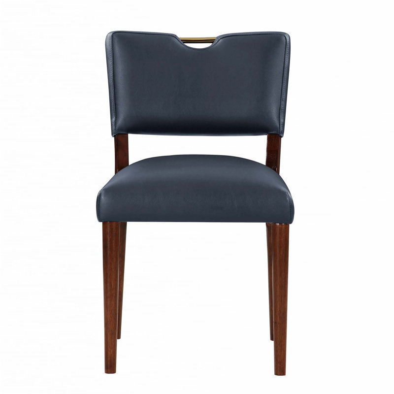 Chaise de salle à manger en similicuir - ensemble de 2