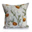 Housse de coussin floral 1 pièce Diasy blanc