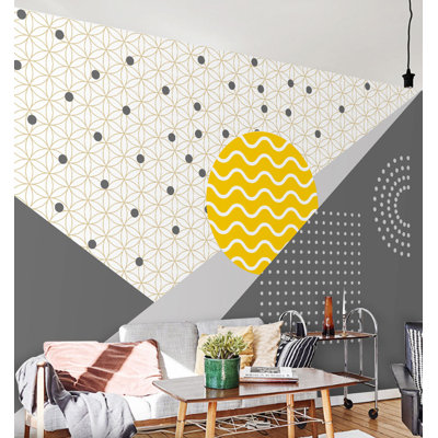 Geometric Shapes Wall Mural
