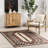 Ida Southwestern SplashGuard Machine Washable Area Rug-1882204622