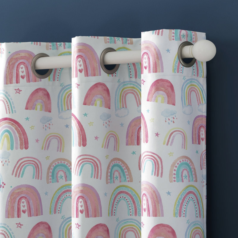 Panneau de rideau 100% occultant avec œillets Rainbows - Basics by Wayfair ™, L 40 po x L 84 po
