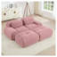 Canapé modulaire 2 places, tissu velours côtelé de luxe pour salon et chambre à coucher-2015602075