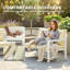 Outsunny 4 Seater Rattan Garden Furniture Set with Cushions-1528182987