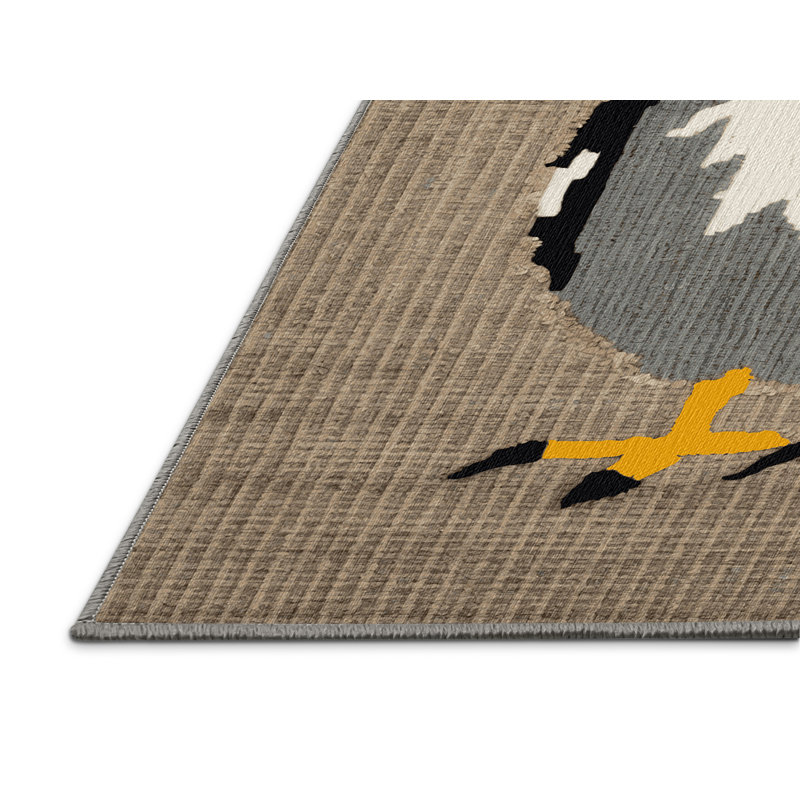  Tapis lavable Noisy Miner Birds, Rectangulaire 8 pi x 10 pi