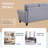 Loreena Upholstered 80.02'' Sofa