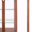 Vitrine lumineuse avec espace de rangement ouvert-133156100