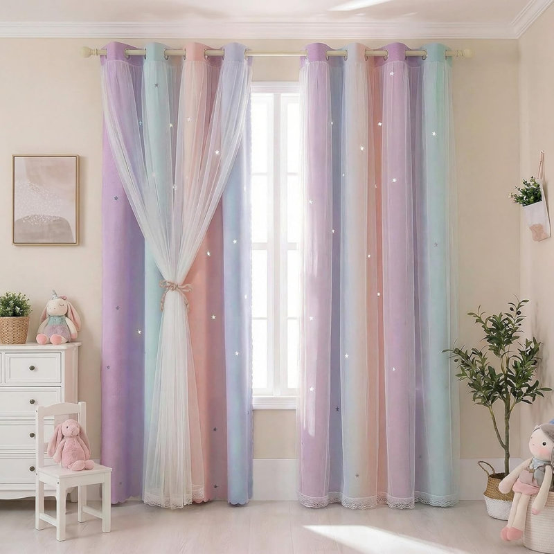 Room Darkening Curtain Panel Pair