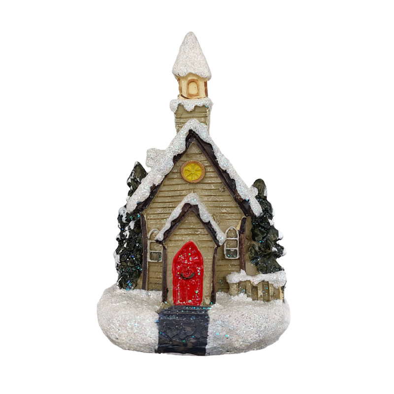 Église des Fêtes. Village de Noël F07-N1-9-6542D