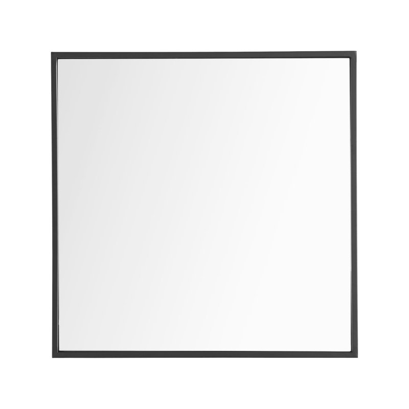Gorgon Square Mirror, Black