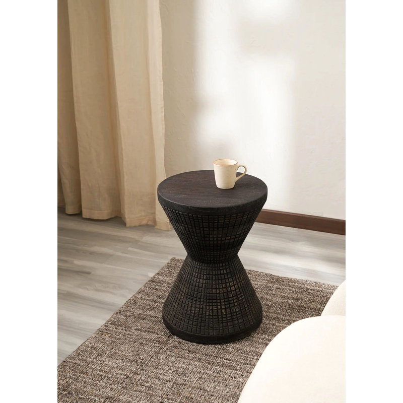 Decorative Wooden End Table-Side Table-16X16X22"