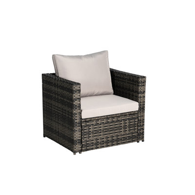 Mobilier de patio extérieur: chaise pour 2 personnes et pour le jardin, 360 lb, gris, coussins, coussins