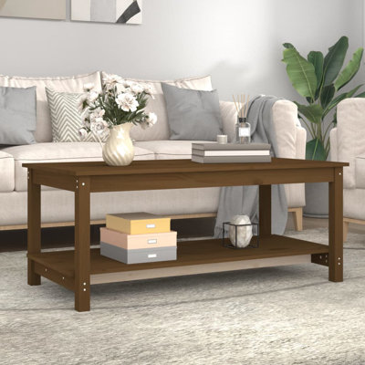 Solid Wood Coffee Table with Storage