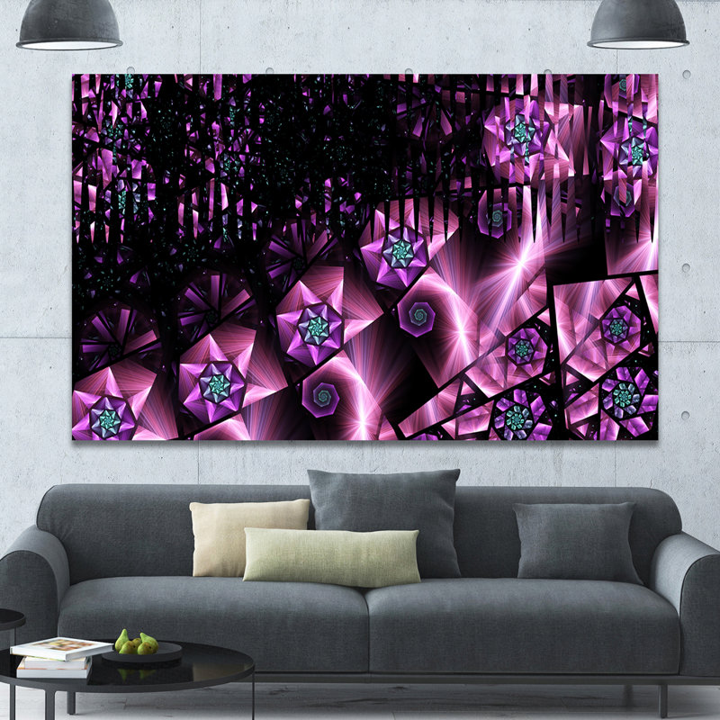 " Purple Radiance Of Starry Sky ", 12" H x 20" W x 1" D