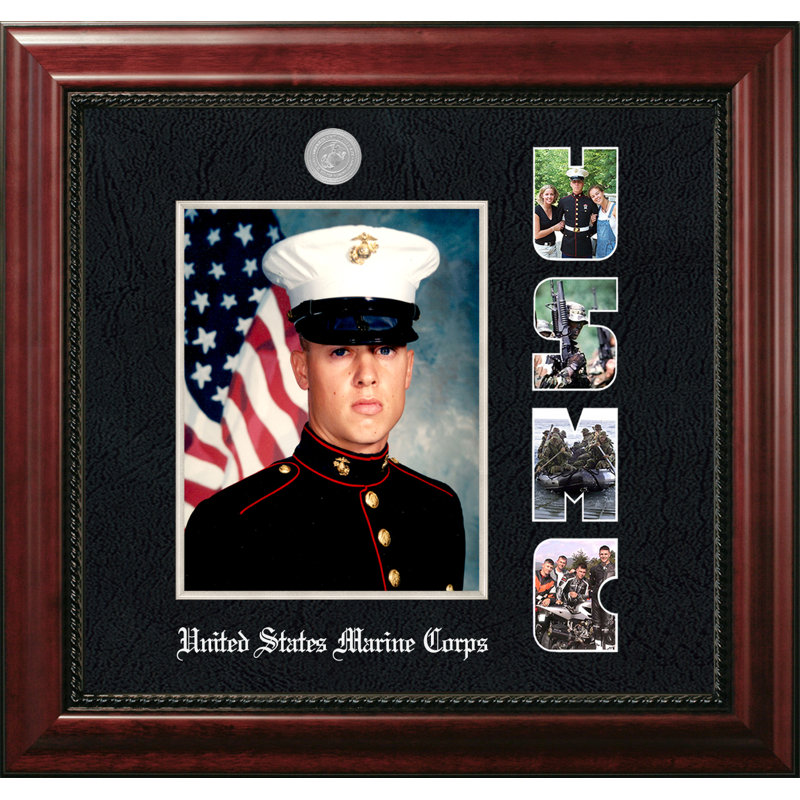 Cadre photo cadre Marine Portrait, Bordeau/noir