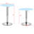 Round Bar Table, Height-Adjustable 27.5"-36" Tall Pub Tables with Leg and Sturdy Base-111635266-111635265