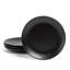 Over&Back Coupe Semi Hand-Finished Stoneware Appetizer Plates-99296342