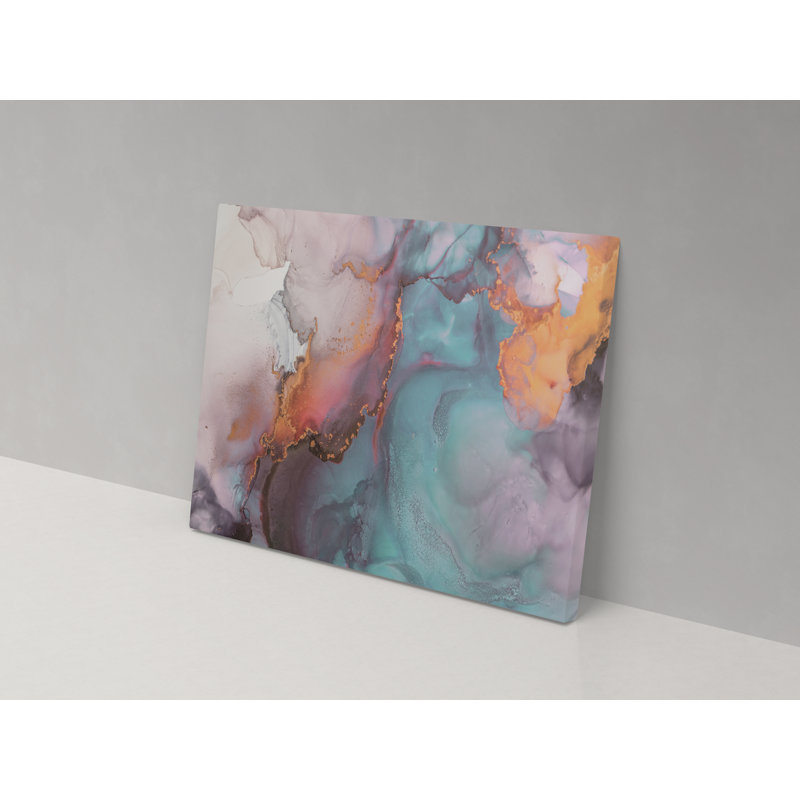 Marble Smoke - Wrapped Canvas Painting, 67cm H x 102cm W x 4cm D