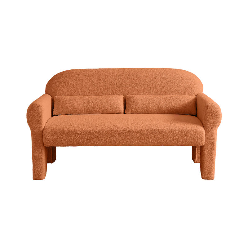 Moderne pour l'enrichissement de style salon - orange, 2, mousse, ornement de décoration orange, 2 sièges, assemblés, Orange