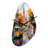 Posselli - Fall Shape Large Yellow Wall Clock - Unique Shape-1326232634