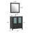 Brescia 30" Single Sink Freestanding Bathroom Vanity with Ceramic Top and Matching Mirror-1397431997