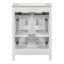 Ensemble de meuble-lavabo 24 po avec lavabo en céramique, 2 portes à fermeture douce-383759265