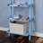 Space-Saving Ladder Bookcase - 5-Tier Display Shelf, Versatile Narrow Design
