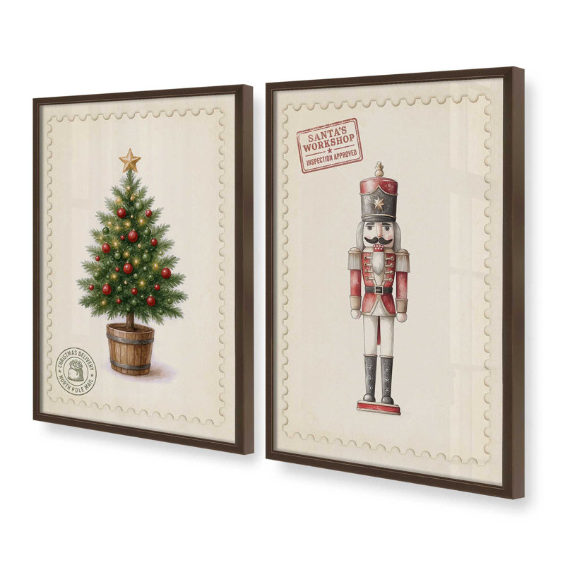 Posters de Noël, impressions d'art, H 21,5 po x l 35 po, Brun Belvinder
