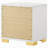 White 2-Drawer Nightstand