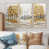 Toile naturelle avec cadre flottant