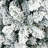 3 Pcs Flocked Artificial Christmas Tree Set with Lights