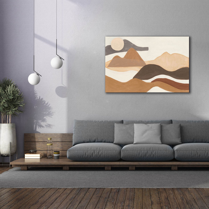 «Warm Adobe Boho» par Mary Urban, art mural sur toile, H 40 po x l 60 po x P 1,5 po